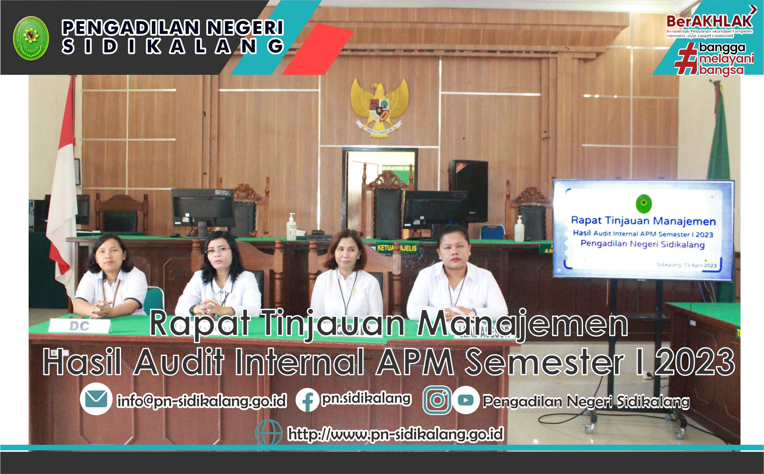 Rapat Tinjauan Manajemen Hasil Audit Internal APM Semester I 2023